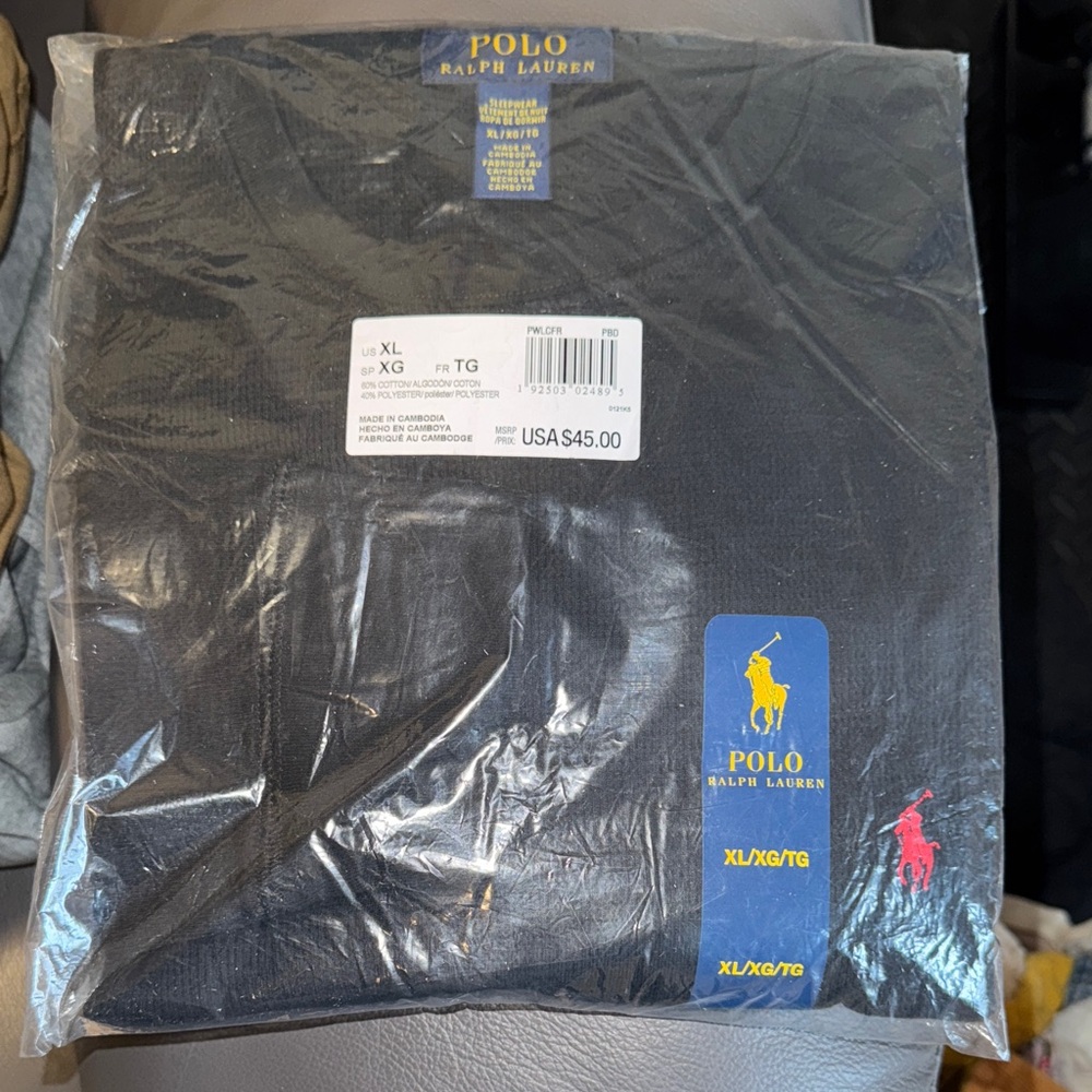 Polo by Ralph Lauren Black Long Sleeve Shirt